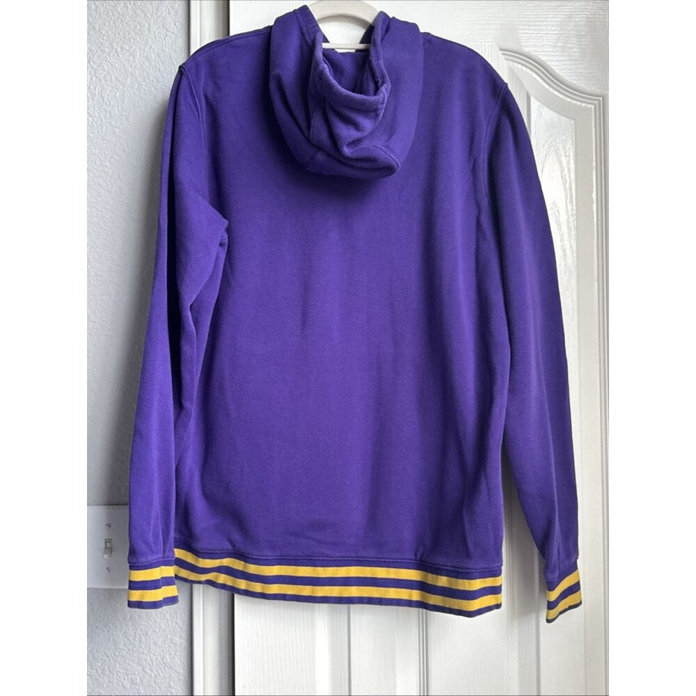 LSU Tigers Nike Hoodie Sweatshirt Purple Yellow Size Large - Picture 3 of 6
